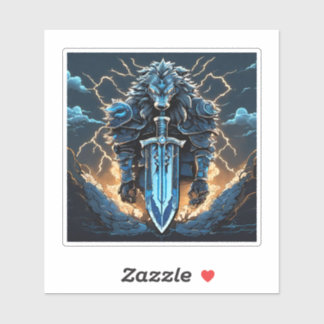 Adesivo Wolf Knight Emblem7