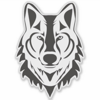 Adesivo Wolf Vinyl Sticker