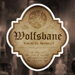 Adesivo Wolfsbane Apothecary DC