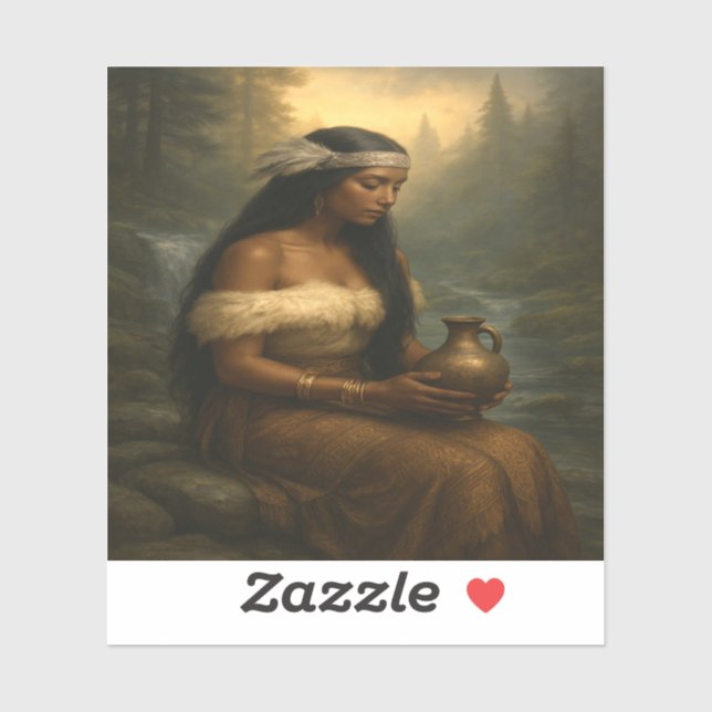 Adesivo Woman of Nature’s Spirit (Folha)