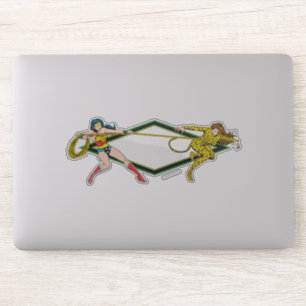 Adesivo Wonder Woman vs The Cheetah