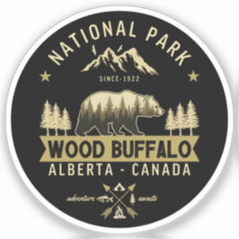 Adesivo Wood Buffalo National Park Wild Terrain
