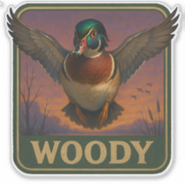 Adesivo Wood Duck Sticker