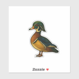 Adesivo Wood Duck Sticker