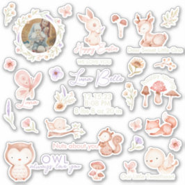 Adesivo Woodland Animal Baby Vinyl Stickers