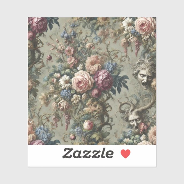 Adesivo Woodland Specters - Vitoriano Gótico (Folha)