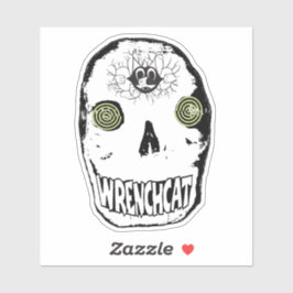Adesivo Wrenchcat Skully Sticker