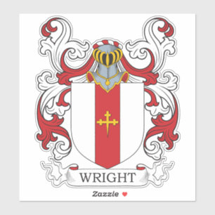 Adesivo Wright Family Crest