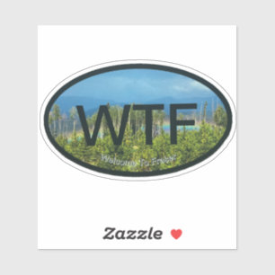 Adesivo WTF Fraser Custom-Cut Vinyl Sticker