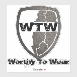 Adesivo WTW Shield - Digno de Visto