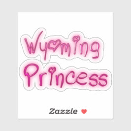Adesivo Wyoming Princess Pink