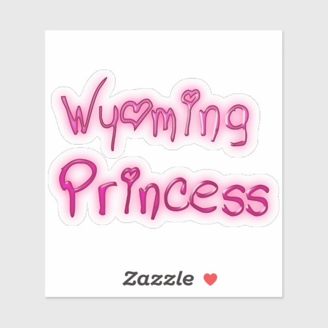Adesivo Wyoming Princess Pink (Folha)