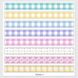 Adesivo Xadrezes de Flores de Mola de páscoa