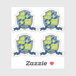 Adesivo Xavier, letra inicial X, nome personalizado, com c