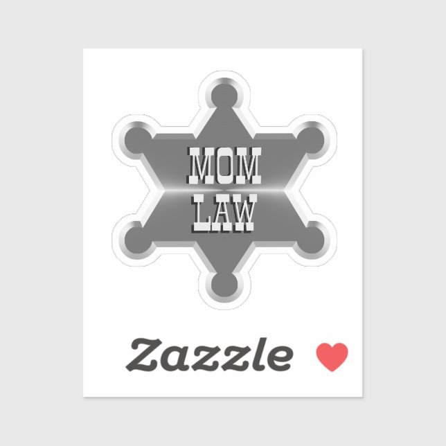 Adesivo Xerife Tin Star (Folha)