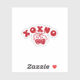 Adesivo XOXNO Anti Valentine Coquette Heart Cherry