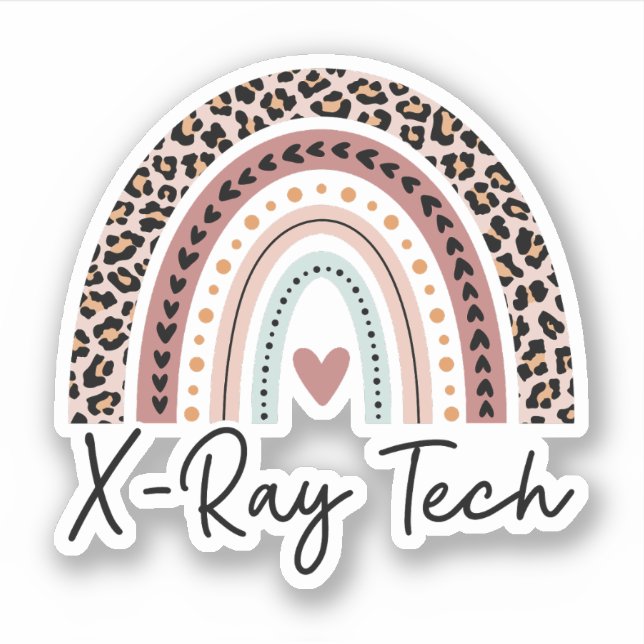 Adesivo Xray Tech, Radiologista Tecnólogo, Xray Tech Forma (Frente)