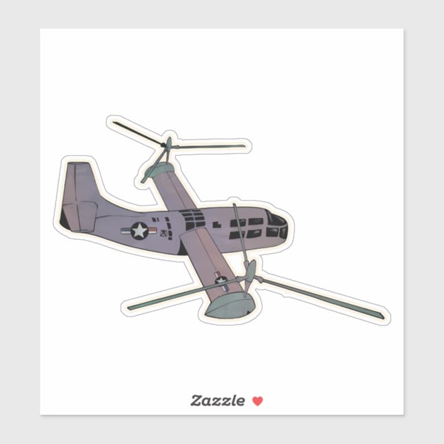 Adesivo XV-3 Aeronaves de tração (Folha)