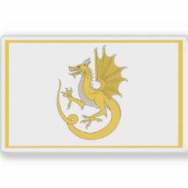 Adesivo Y Draig Aur Owain Glynddebr