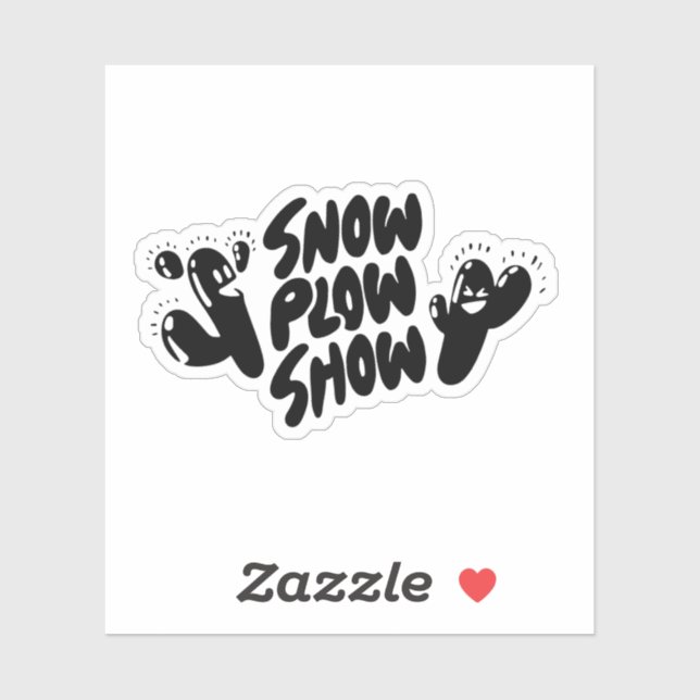 Adesivo Yati M's Snow Plow Show Design nº 1 Sticker (Folha)