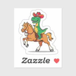 Adesivo Yeehaw-Saurus Rex Sticker
