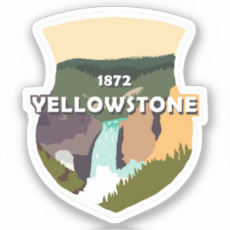 Adesivo Yellowstone National Park Large Vinyl Sticker