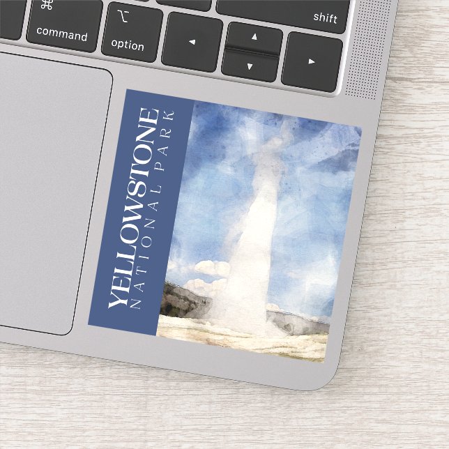 Adesivo Yellowstone Sticker, National Park Decal (Detalhe)