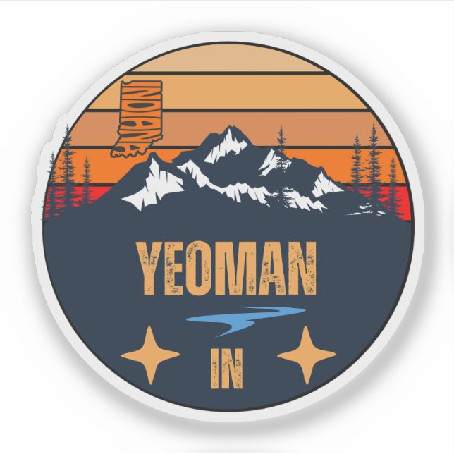 Adesivo Yeoman, Indiana (Frente)