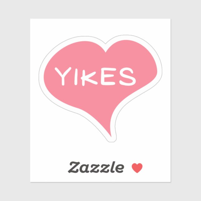 Adesivo YIKES Love Heart Vinyl Sticker (Folha)