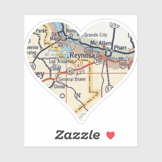 Adesivo Yo Amo Reynosa MX (Folha)