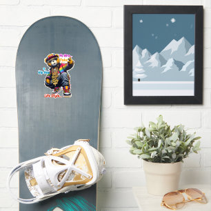 Adesivo "Yo Bro!" Abrace o estilo de vida HipHop - Bear Ra