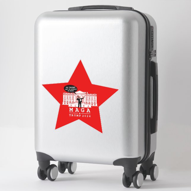 Adesivo Yo Trump 2024 Volte ao Whitehouse (Mala)