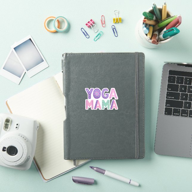 Adesivo Yoga Mama Pastel Vinyl Sticker (Capa para iPad)