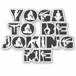 Adesivo Yoga Para Ir Brincar-Me, Cortar Vinheta