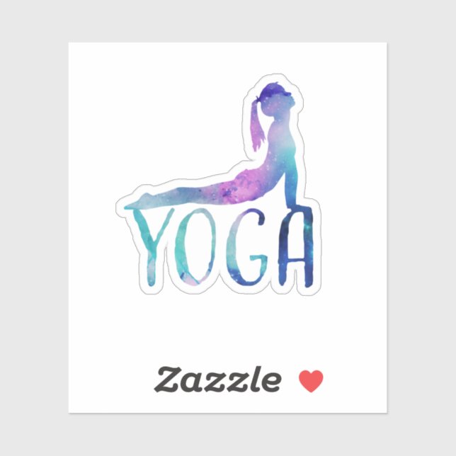 Adesivo Yoga Sticker (Folha)