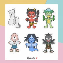 Yokai Vinyl Sticker Set 1