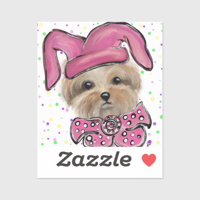 Adesivo Yorkie       (Folha)