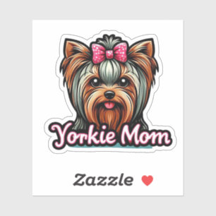 Adesivo Yorkie Mãe