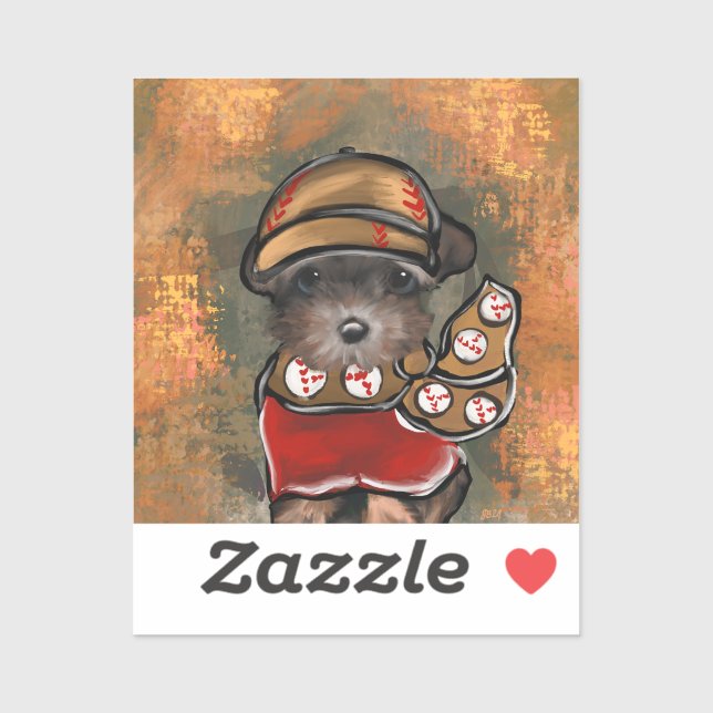 Adesivo Yorkie Poo (Folha)