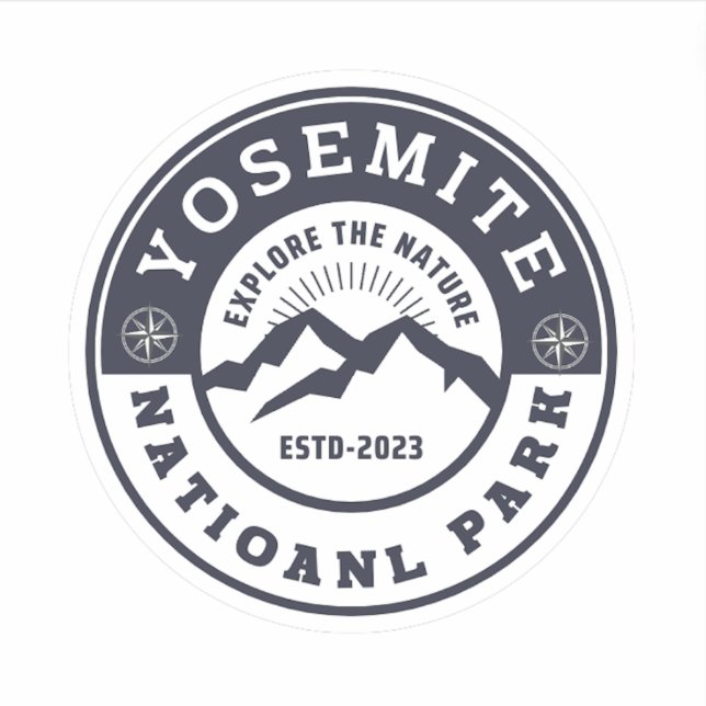 Adesivo Yosemite National Park Sticker (Frente)