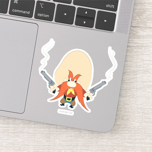 Adesivo Yosemite Sam Back Off (Detalhe)
