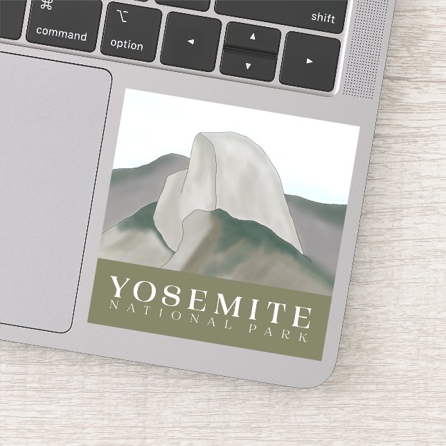 Adesivo Yosemite Sticker, Half Dome Decal (Detalhe)