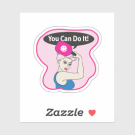 Adesivo You Can Do It Pickleball (W)