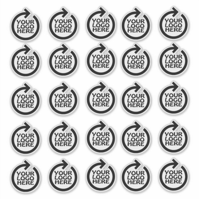 Adesivo Your Custom Personalized Business Logo (Frente)