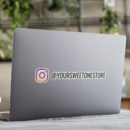Adesivo Your Instagram Name Social Media Logo Icon 