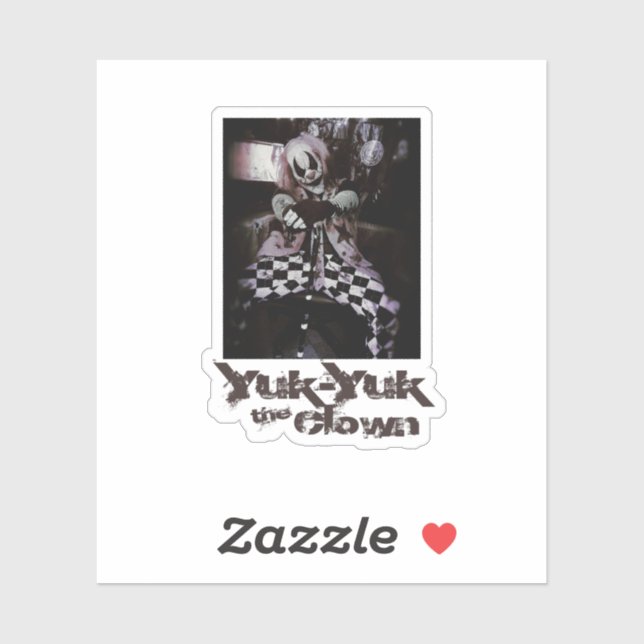 Adesivo Yuk-Yuk O Palhaço (Folha)