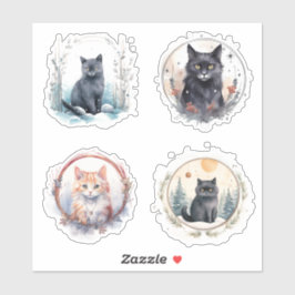 Adesivo Yule Cats Vinyl Sticker Set