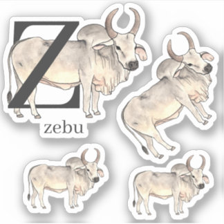 Adesivo Z para Zebu Stickers