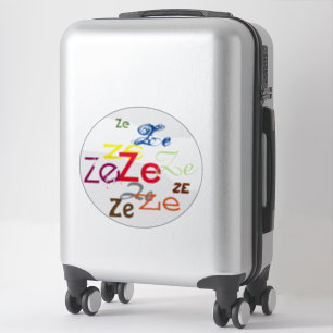 Adesivo Ze ou Pronome Personalizado