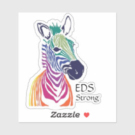 Adesivo Zebra arco-íris, EDS Forte